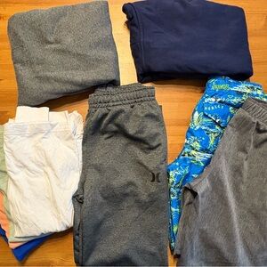 Boys Bundle Hurley Shirts/Shorts/Sweat Pants/Hoodie Sz. Small/Med/10-12